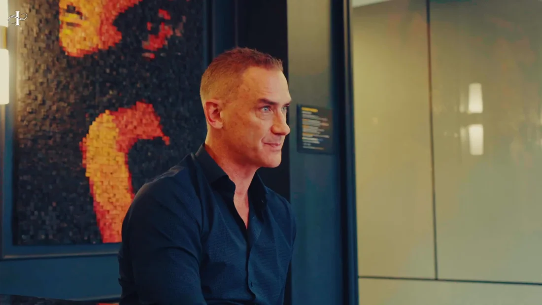 Chad Egan, still from the filmed interview